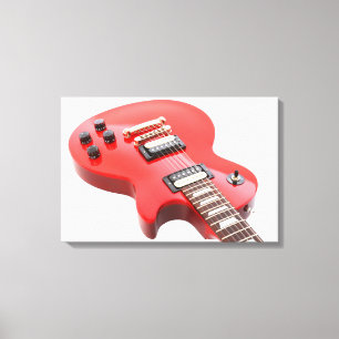 Lienzo GUITARRA ELÉCTRICA ICONIC ROJA 16x24