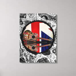 Lienzo Guitarra en Britian