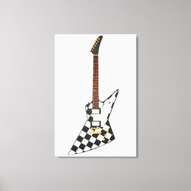 Lienzo GUITARRA ROCA 24x36 (Anverso)