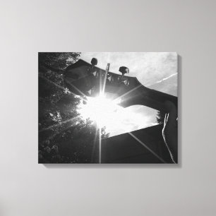 Lienzo Guitarra y Sol en armonía