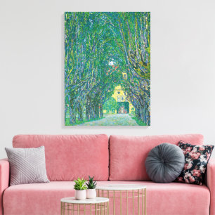 Lienzo Gustav Klimt: Avenida del parque Schloss Kammer