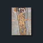 Lienzo Gustav Klimt - El detalle del fresco de Beethoven<br><div class="desc">El detalle del fresco de Beethoven de Gustav Klimt. Gran pintura titulada El detalle del fresco de Beethoven, hecho por Gustav Klimt. Sobre Gustav Klimt Gustav Klimt fue un pintor simbolista austríaco y uno de los miembros más destacados del movimiento secesión de Viena. Se convirtió en uno de los miembros...</div>