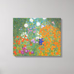 Lienzo Gustav Klimt Flor Jardín Naturaleza<br><div class="desc">Un bonito cuadro del jardín,  un cuadro clásico de Gustav Klimt,  llamado Cottage Garden,  o Bauergarten,  1907,  que se encuentra cerca de un jardín de flores,  un cuadro de flores de colores.</div>