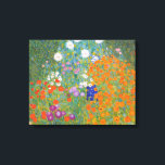 Lienzo Gustav Klimt Flor Jardín Naturaleza<br><div class="desc">Un bonito cuadro del jardín,  un cuadro clásico de Gustav Klimt,  llamado Cottage Garden,  o Bauergarten,  1907,  que se encuentra cerca de un jardín de flores,  un cuadro de flores de colores.</div>