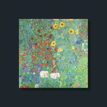 Lienzo Gustav Klimt - Jardín de campo con girasoles<br><div class="desc">Jardín de campo con girasoles / Jardín de granja con girasoles - Gustav Klimt en 1905-1906</div>