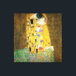 Lienzo Gustav Klimt La Pintura Art Nouveau del Kiss<br><div class="desc">Gustav Klimt The Kiss Vintage Art Nouveau Painting The Kiss (En alemán: Der Kuss) fue pintado por el pintor simbolista austríaco Gustav Klimt entre 1907 y 1908, el punto culminante de su época dorada, cuando pintó varias obras con un estilo dorado similar. La pintura es considerada una obra maestra de...</div>