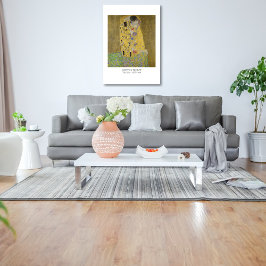 Lienzo Gustav Klimt La Pintura De Beso - Famoso Clásico