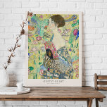 Lienzo Gustav Klimt Lady con Poster de la exposición de a<br><div class="desc">Gustav Klimt Lady con exposición de arte de fans</div>