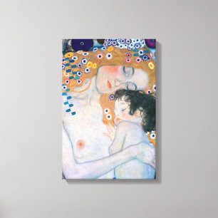 Lienzo Gustav Klimt - Madre e Hijo