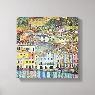 Lienzo Gustav Klimt - Malcena en Gardasee