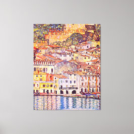 Lienzo Gustav Klimt . Pintura de Malcesine am Gardasee
