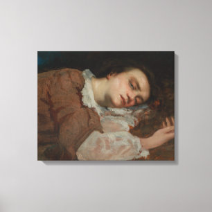 Lienzo Gustave Courbet - Chicas a orillas del Sena
