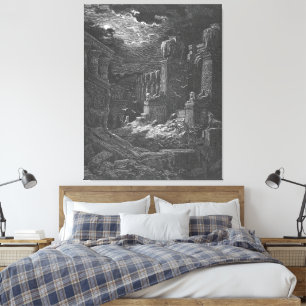 Lienzo Gustave Doré - Ap 18 Babilonia Ha Caído