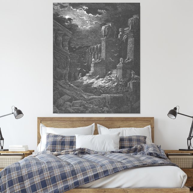 Lienzo Gustave Doré - Ap 18 Babilonia Ha Caído (Insitu(Dormitorio))