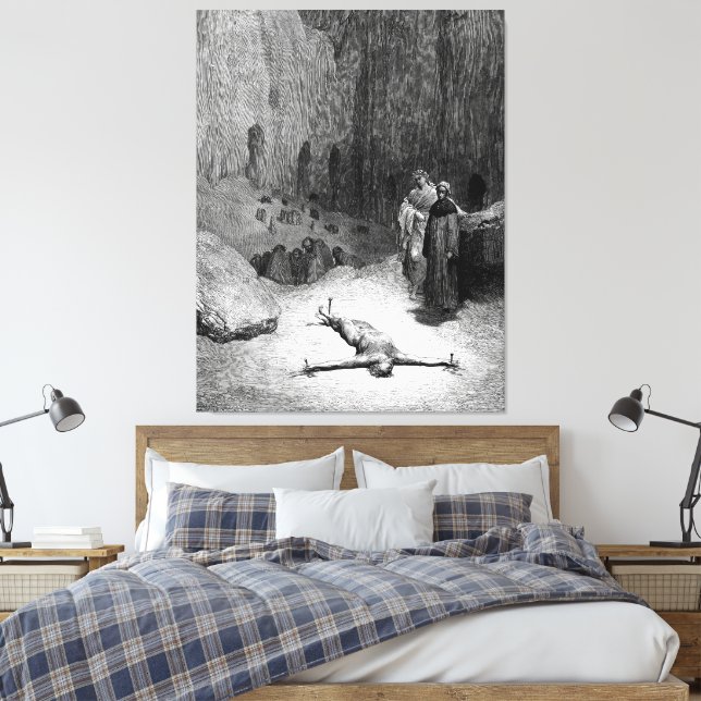 Lienzo Gustave Doré - Caifás, el sumo sacerdote de Jerusa (Insitu(Dormitorio))