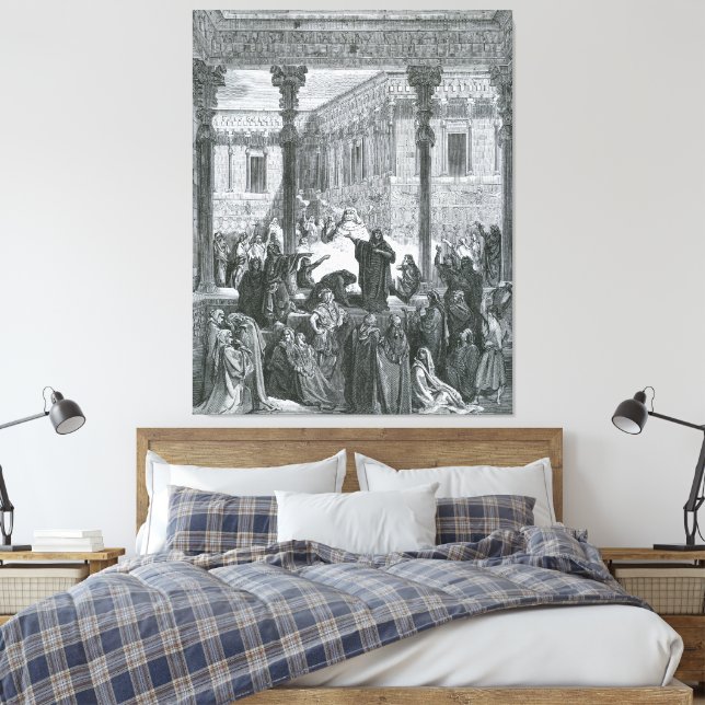 Lienzo Gustave Doré - Daniel confunde a los sacerdotes de (Insitu(Dormitorio))