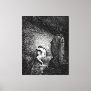 Lienzo Gustave Doré - Donde se castiga a los falsificador