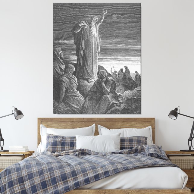 Lienzo Gustave Doré - El profeta Ezequiel (Insitu(Dormitorio))