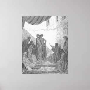 Lienzo Gustave Doré - Hechos 10 Pedro predica en la casa