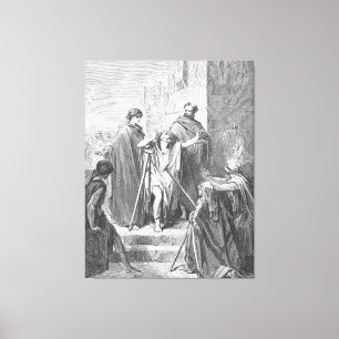 Lienzo Gustave Doré - Hechos 3 Pedro y Juan en la Hermosa