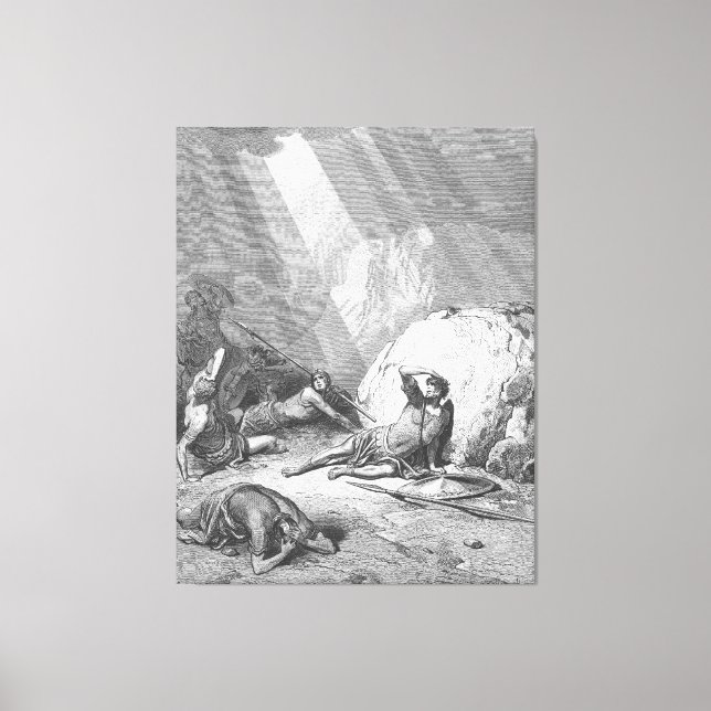 Lienzo Gustave Doré - Hechos 9 La conversión de Saulo (Anverso)