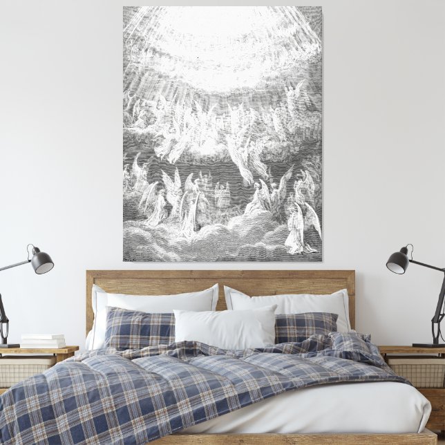 Lienzo Gustave Doré - Himno de los Bienaventurados (Insitu(Dormitorio))