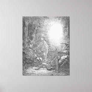 Lienzo Gustave Doré - La Creación de Eva