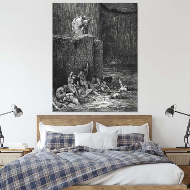 Lienzo Gustave Doré - Los Primogénitos de los Egipcios So (Insitu(Dormitorio))