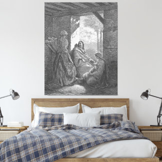 Lienzo Gustave Doré - Lucas 10C Jesús en la Casa de Marta