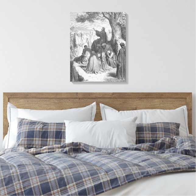 Lienzo Gustave Doré - Lucas 12 Jesús predica a la multitu (Insitu(Dormitorio))