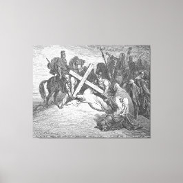 Lienzo Gustave Doré - Lucas 23A Jesús llega al Calvario