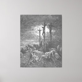 Lienzo Gustave Doré - Lucas 23C Oscuridad en la Crucifixi