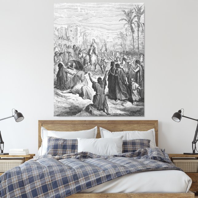 Lienzo Gustave Doré - Matt 21 Jesus Enters Into Jerusalem (Insitu(Dormitorio))