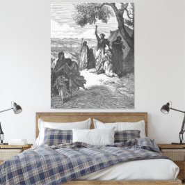 Lienzo Gustave Doré - Noé maldice a Cam y a Canaán
