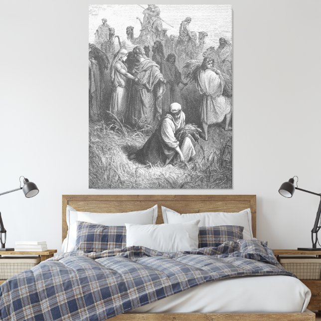 Lienzo Gustave Doré - Ruth and Boaz (Insitu(Dormitorio))