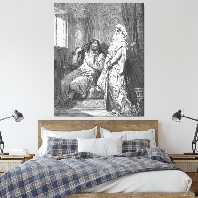 Lienzo Gustave Doré - Sansón y Dalila (Insitu(Dormitorio))