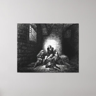 Lienzo Gustave Doré - Ugolino Muerte de los Hijos