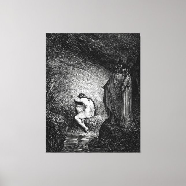 Lienzo Gustave Doré - Where Counterfeiters Are Punished - (Anverso)