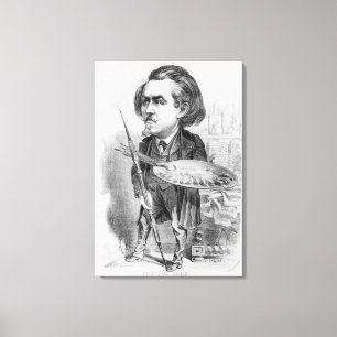 Lienzo Gustavo Dore (1832-83), caricatura de 'Le Boulev