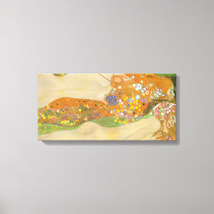 Lienzo Gustavo Klimt - serpientes de agua (amigos) II