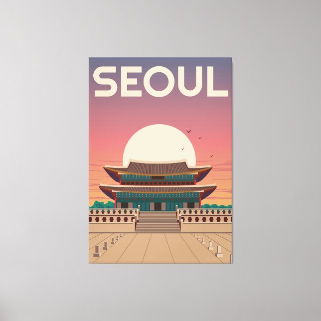 Lienzo Gyeongbokgung Seoul (Anverso)