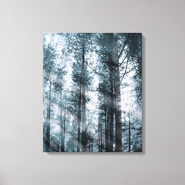 Lienzo Hablo con los árboles... (Anverso)