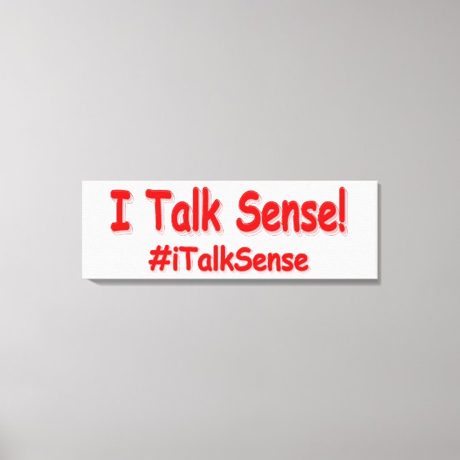 Lienzo "Hablo Sentido" Diseño Cuto. Comprar ahora (Anverso)