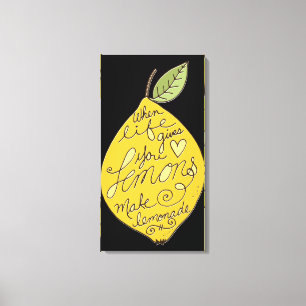 Lienzo Hacer limón de Lemonade