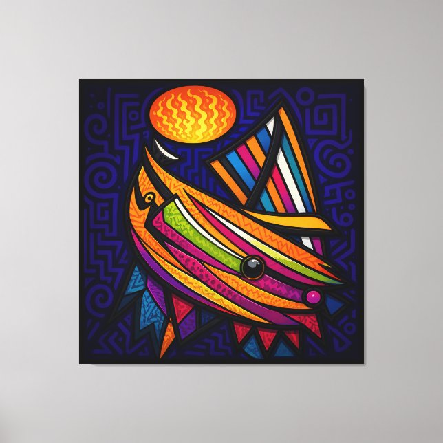 Lienzo Hacer vela (Anverso)