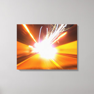 Lienzo Haces luminosos y efectos abstractos