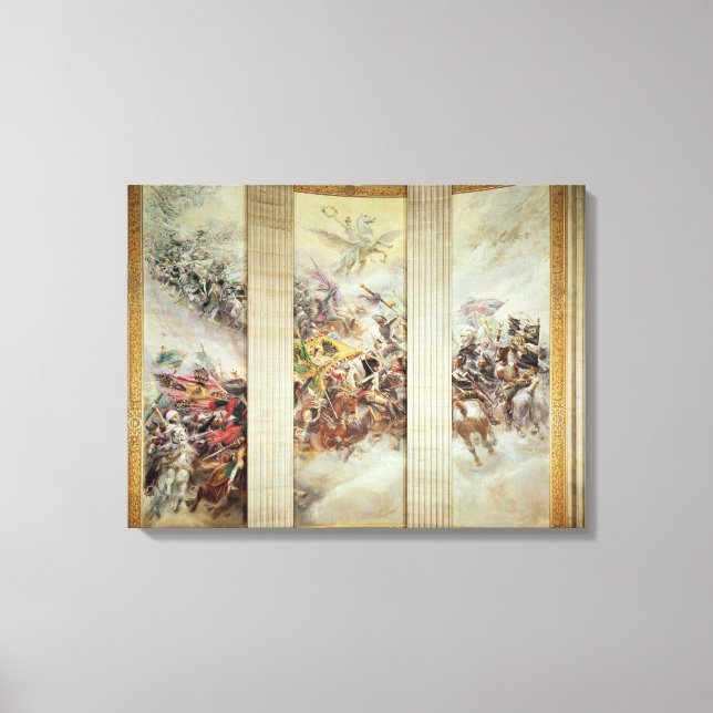 Lienzo Hacia la gloria (Anverso)