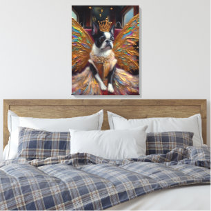 Lienzo Hada Boston Terrier