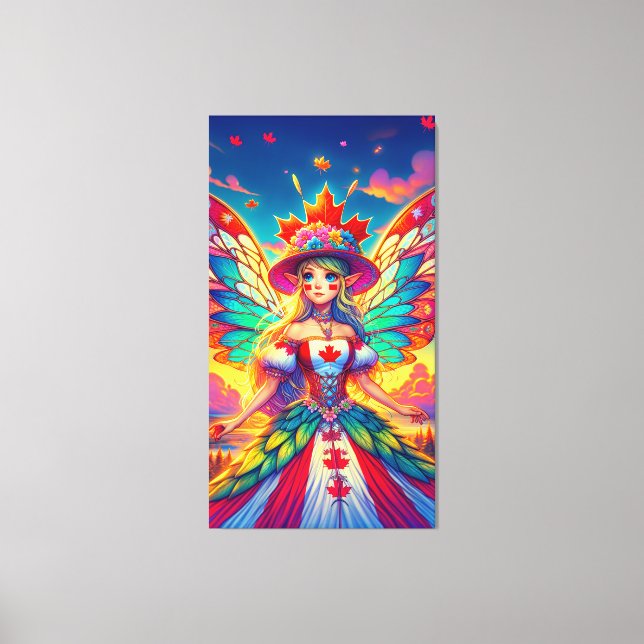 Lienzo Hada canadiense (Anverso)