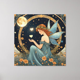 Lienzo hada dulce - tarot